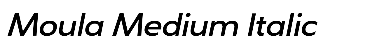 Moula Medium Italic
